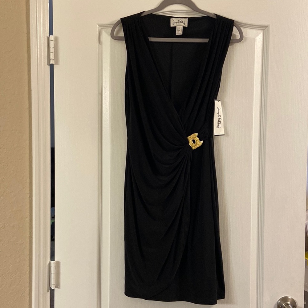 Black mini dress size 10